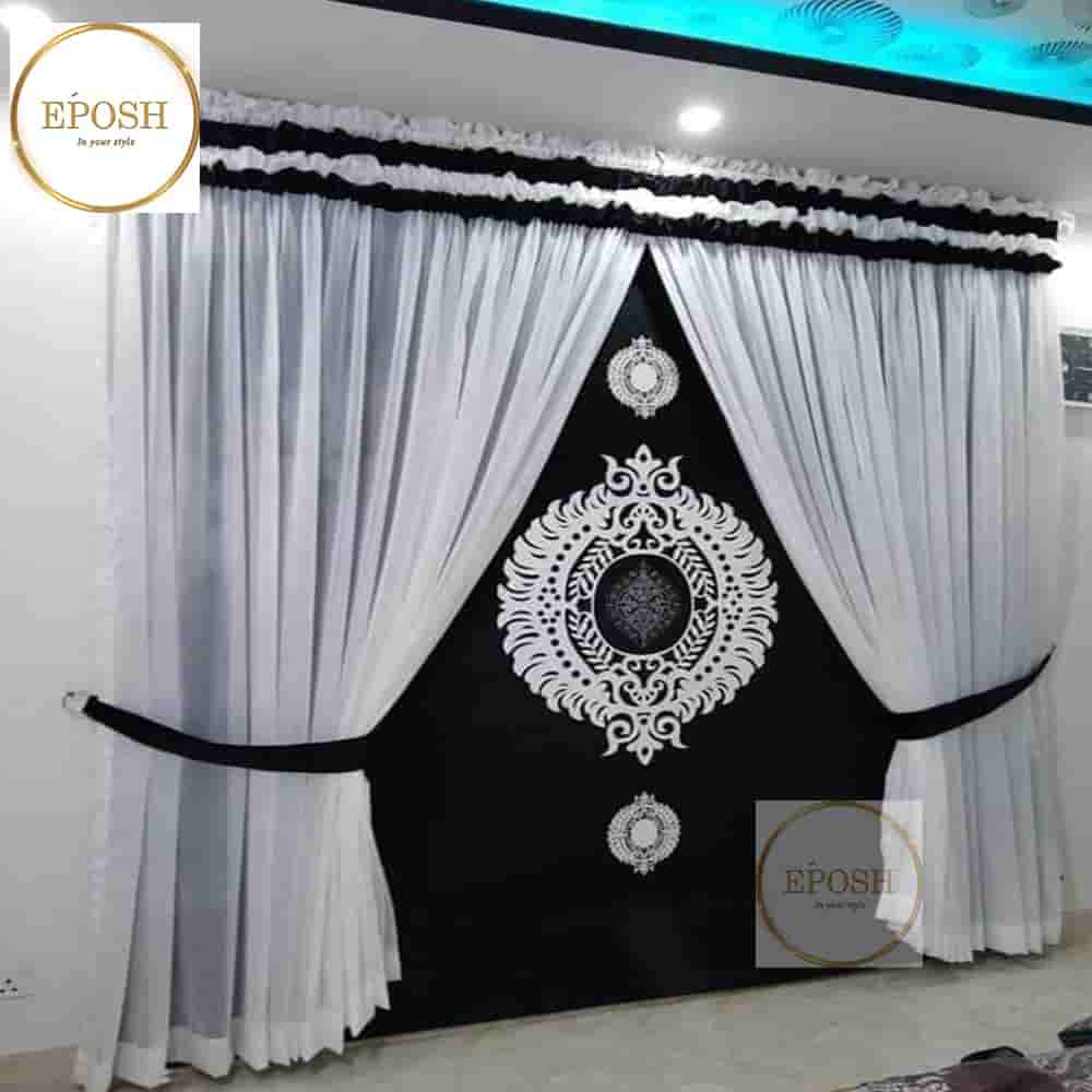 PREMIUM VELVET CURTAINS AND BLIND -041