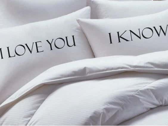 2 PCs Digital Printed Couple Pillow-LOVE