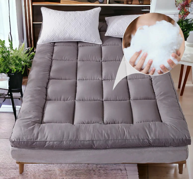 Luxury Premium Mattress Topper - Grey