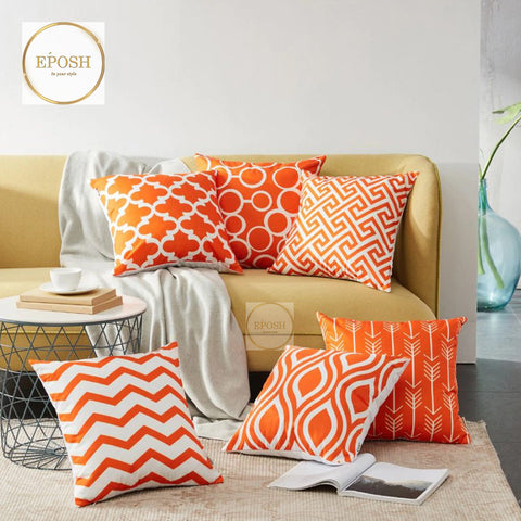 Pack of 6 Velvet Printed cushion - VC0018