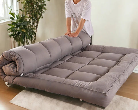 Luxury Premium Mattress Topper - Grey