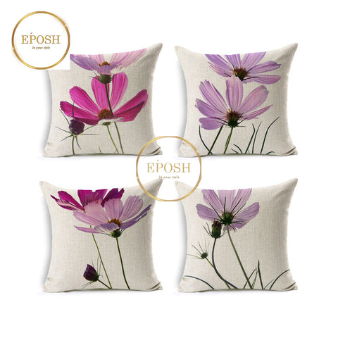 Pack of 4 Printed Cushion Covers - 000241