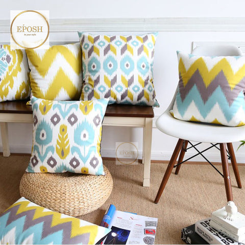 Pack of 6 Velvet Printed cushion - VC0004
