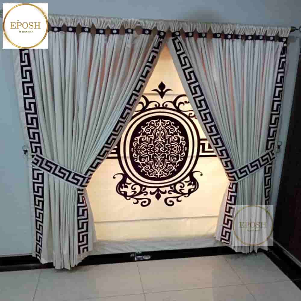 PREMIUM VELVET CURTAINS AND BLIND -063