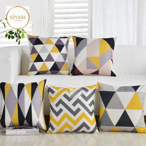 Pack of 5 Velvet Printed cushion - VC0005