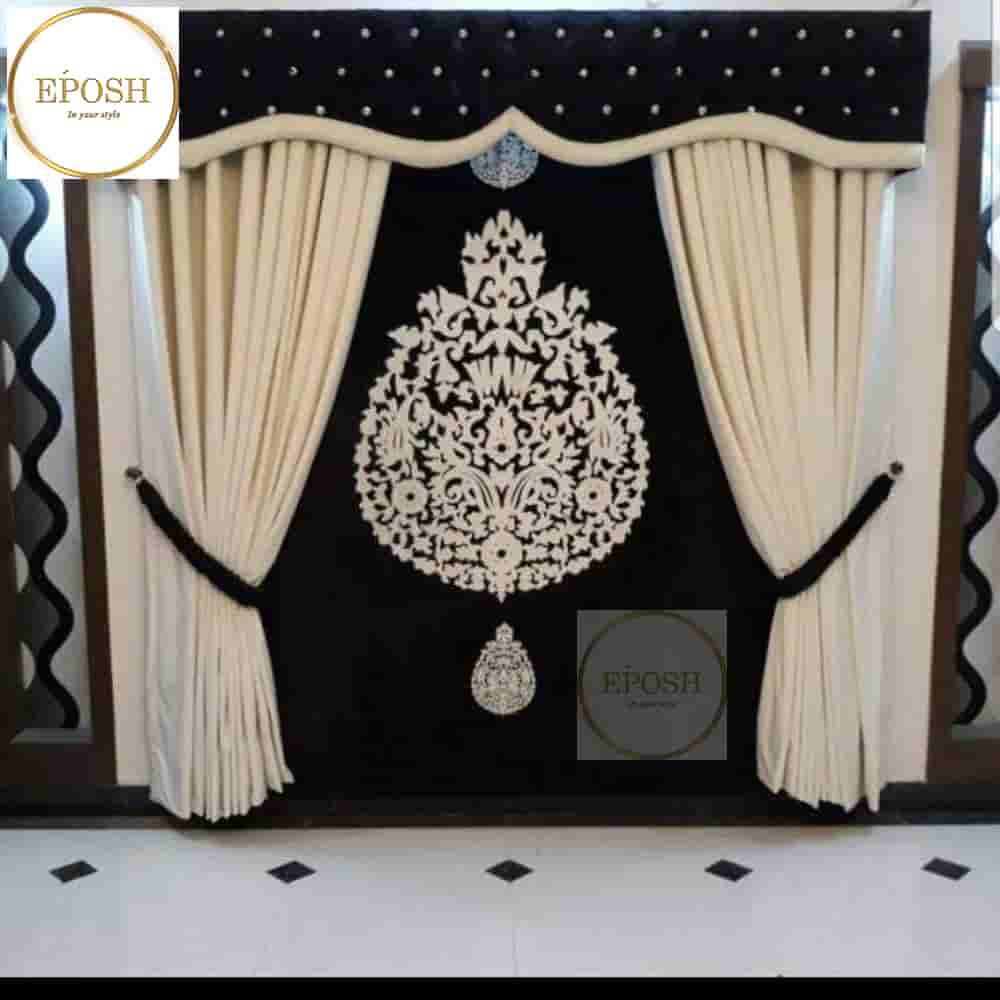 PREMIUM VELVET CURTAINS AND BLIND -091
