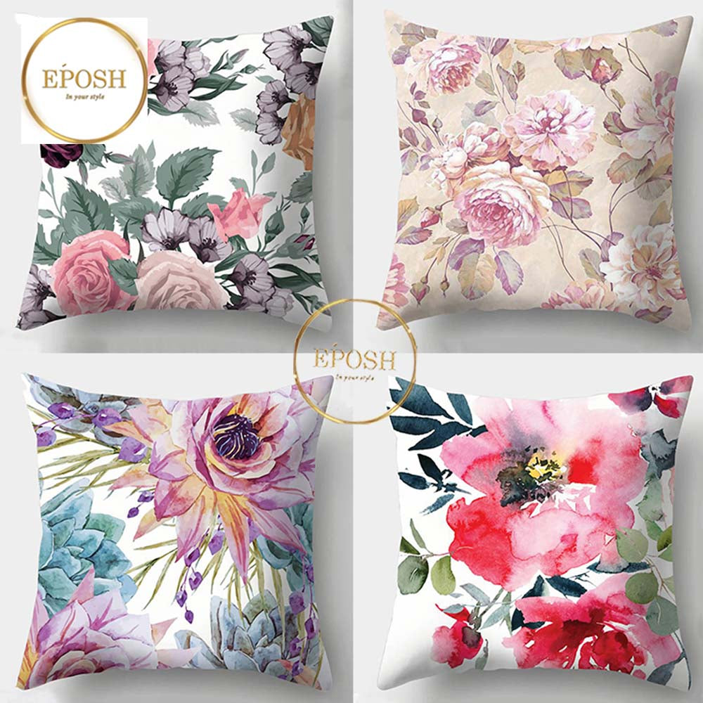 Pack of 4 Printed Cushion Covers - 000237