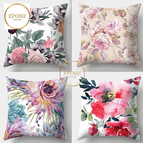Pack of 4 Printed Cushion Covers - 000237