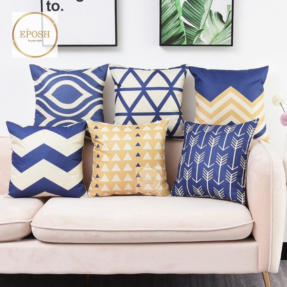 Pack of 6 Velvet Printed cushion - VC0008