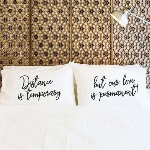 2 PCs Digital Printed Couple Pillow-Distance