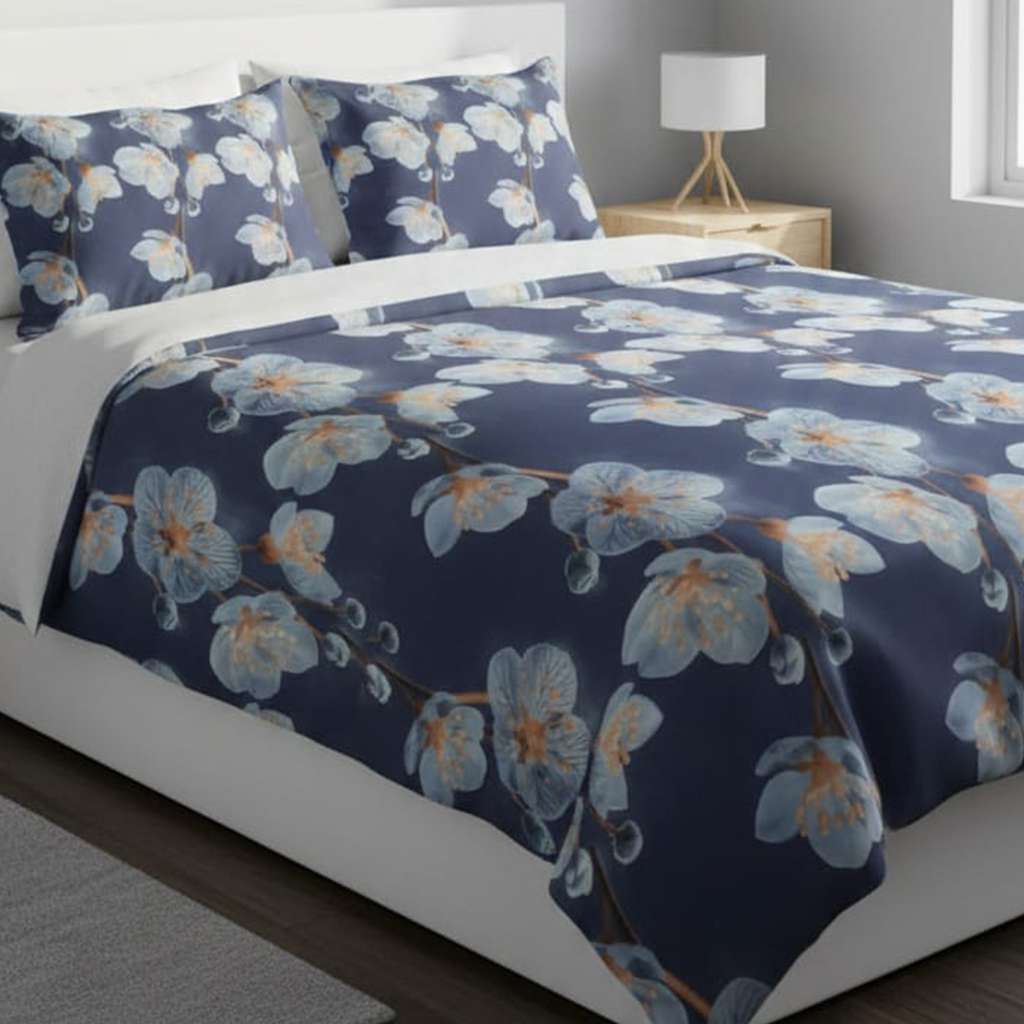 Printed Rich Cotton Bed sheet  - EPS083