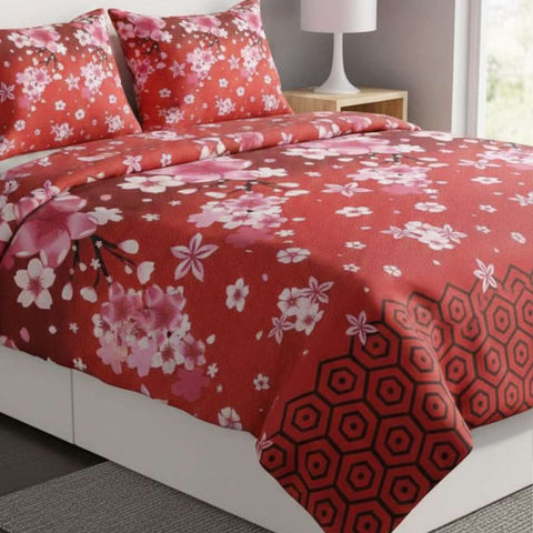 Printed Rich Cotton Bed sheet  - EPS070