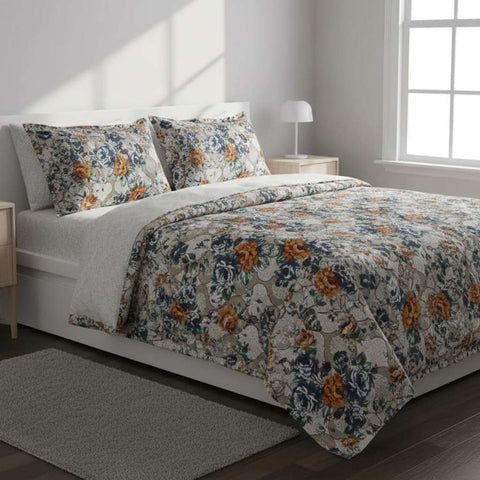 Printed Rich Cotton Bed sheet  - EPS074