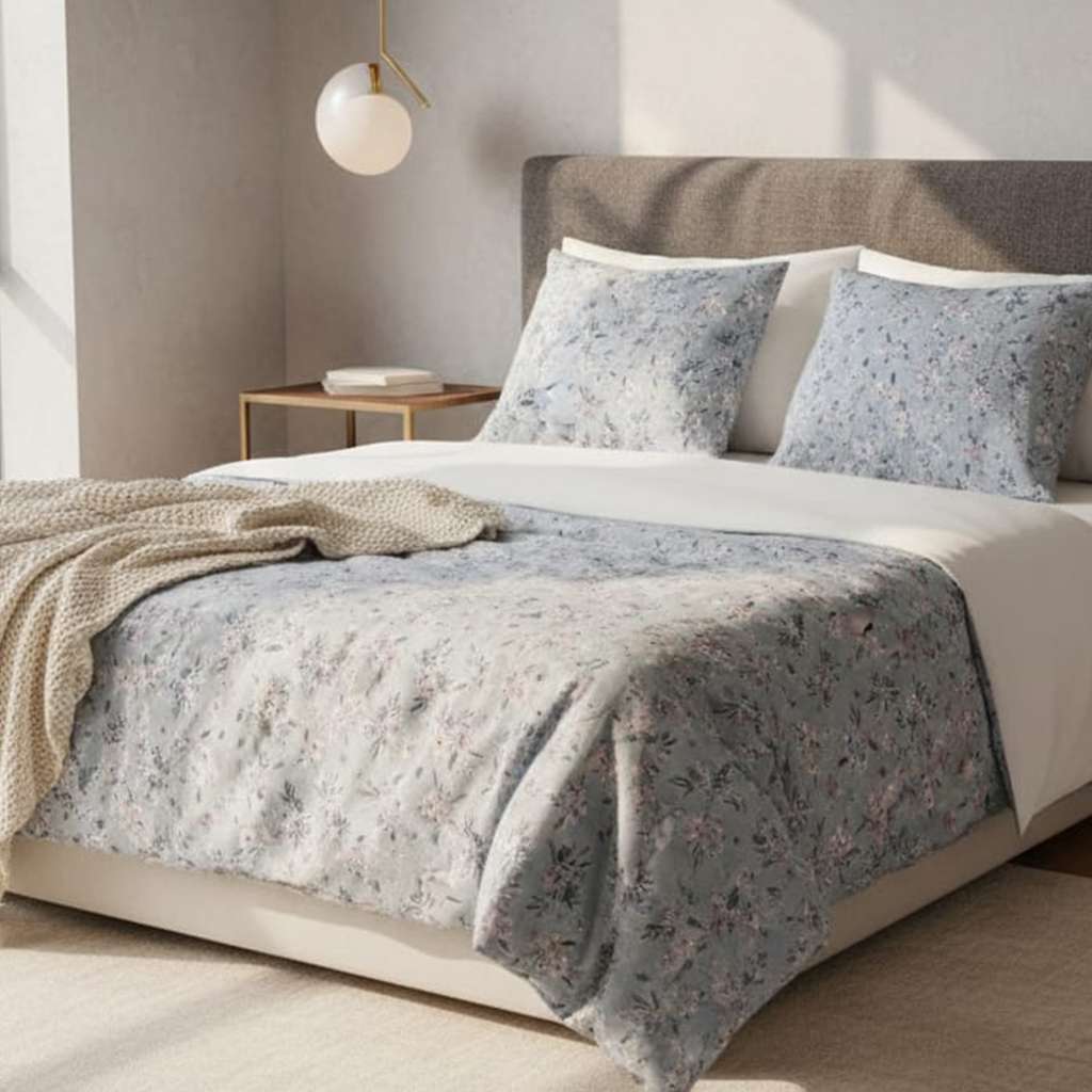 Printed Rich Cotton Bed sheet  - EPS076
