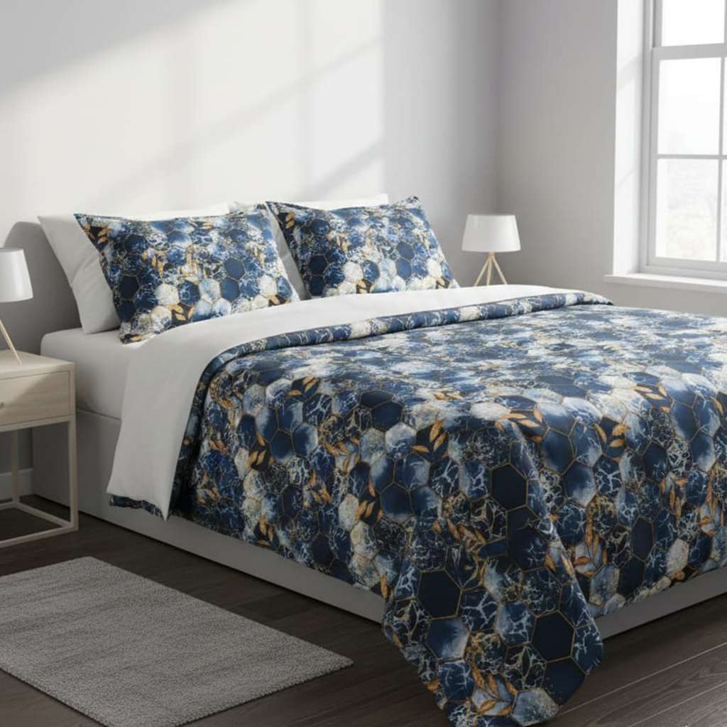 Printed Rich Cotton Bed sheet  - EPS079