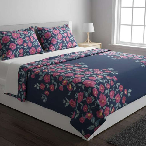 Printed Rich Cotton Bed sheet  - EPS077