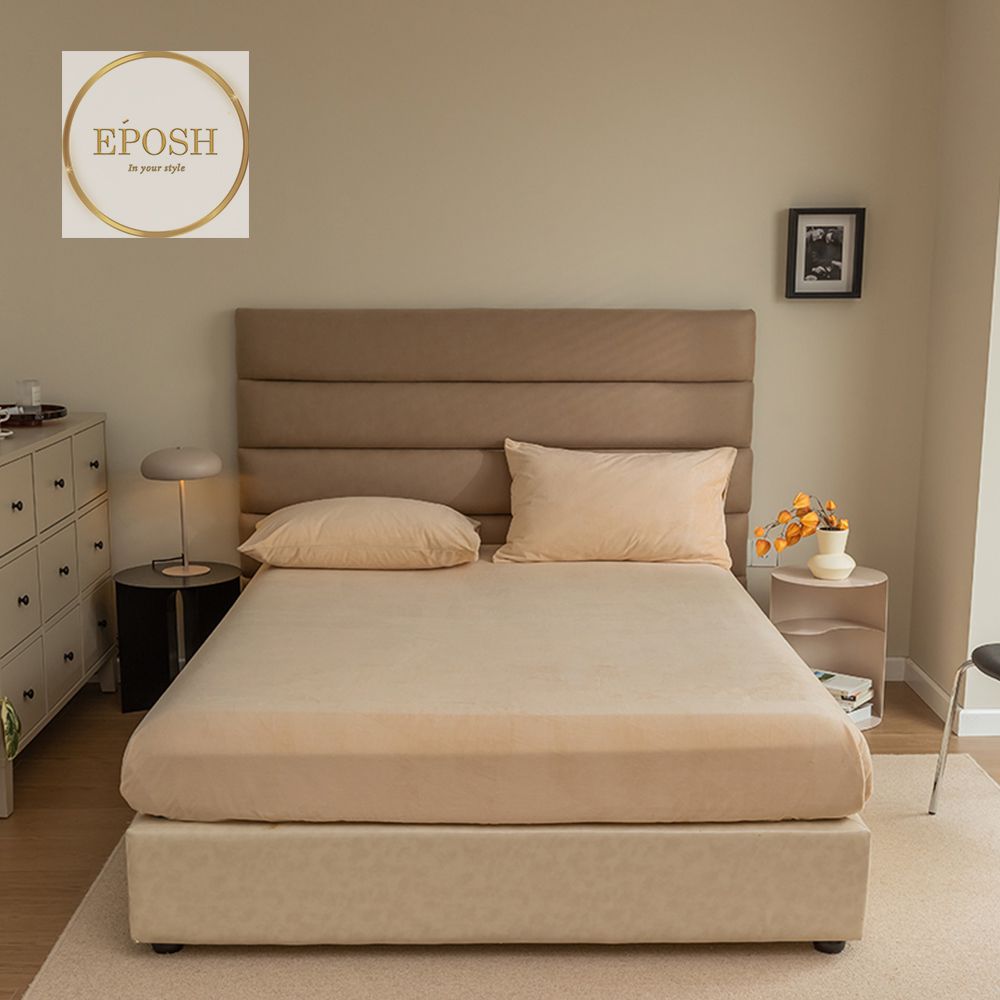 Velvet Fitted Sheet - Cream