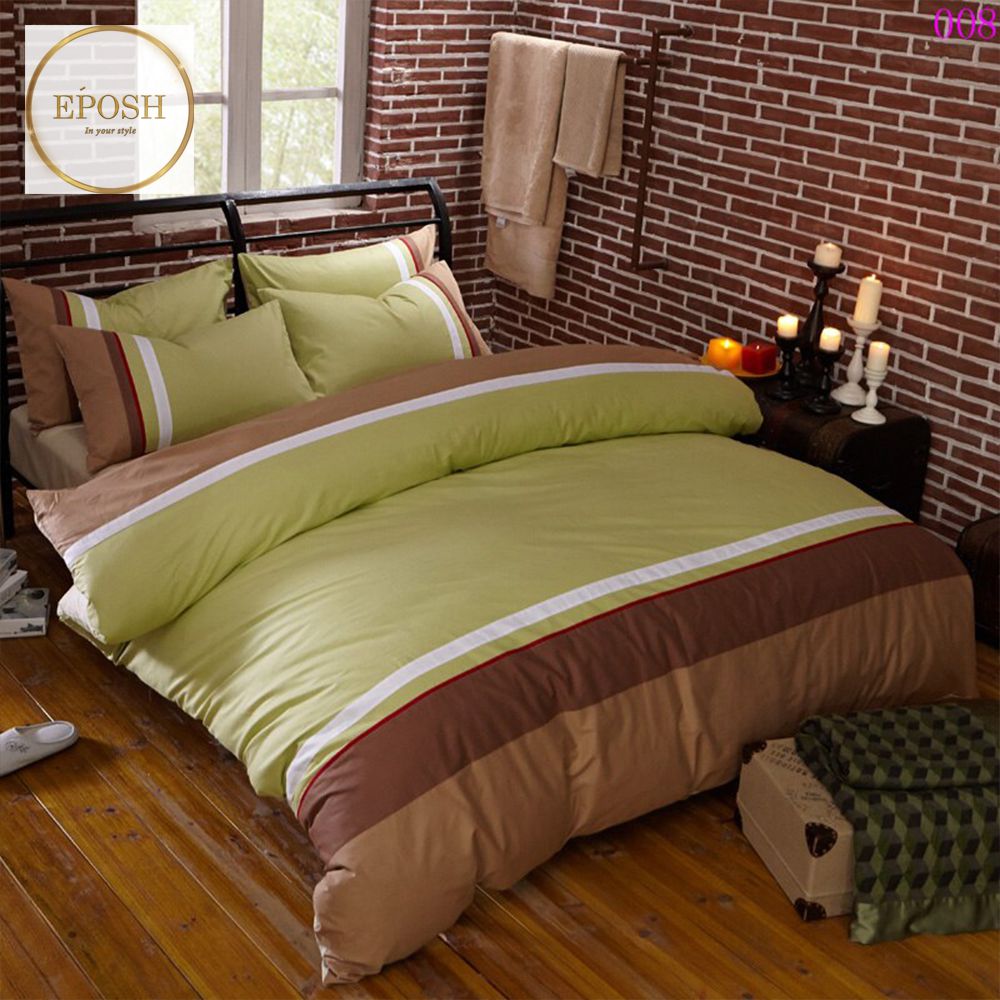 Rainbow Strip Duvet Set-EP-101