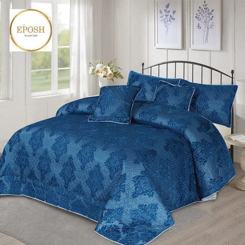 Fancy Quilted bridal Palachi Bed Spread Set 5 Pcs - EP119