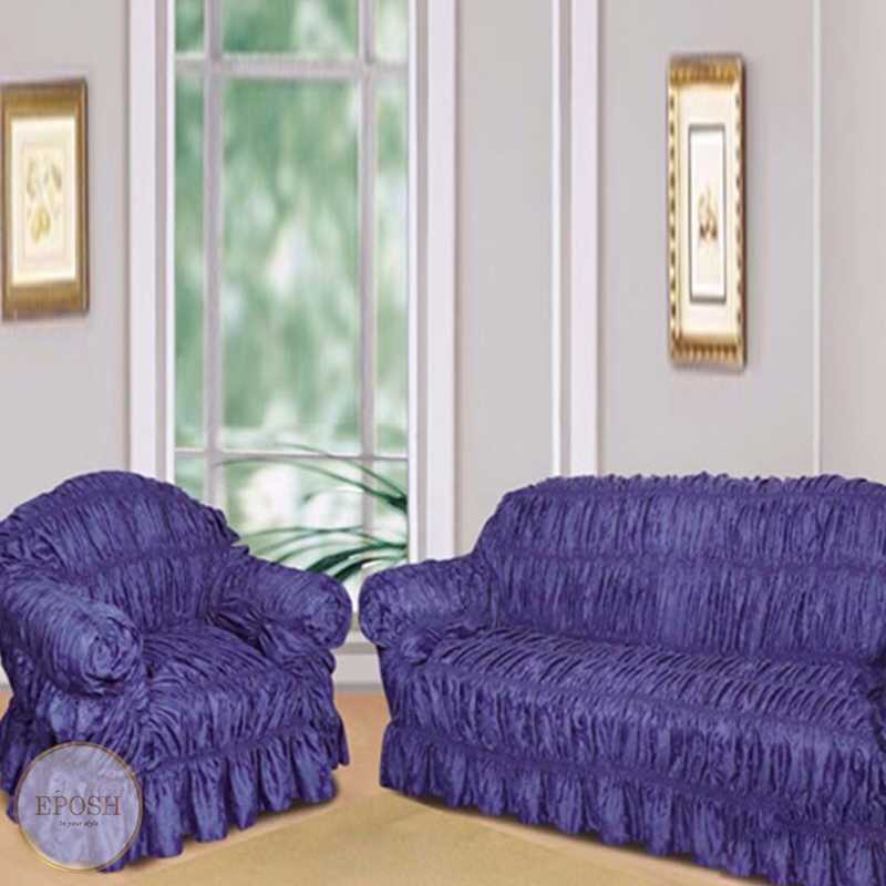Turkish Silk Sofa Covers  -  purple