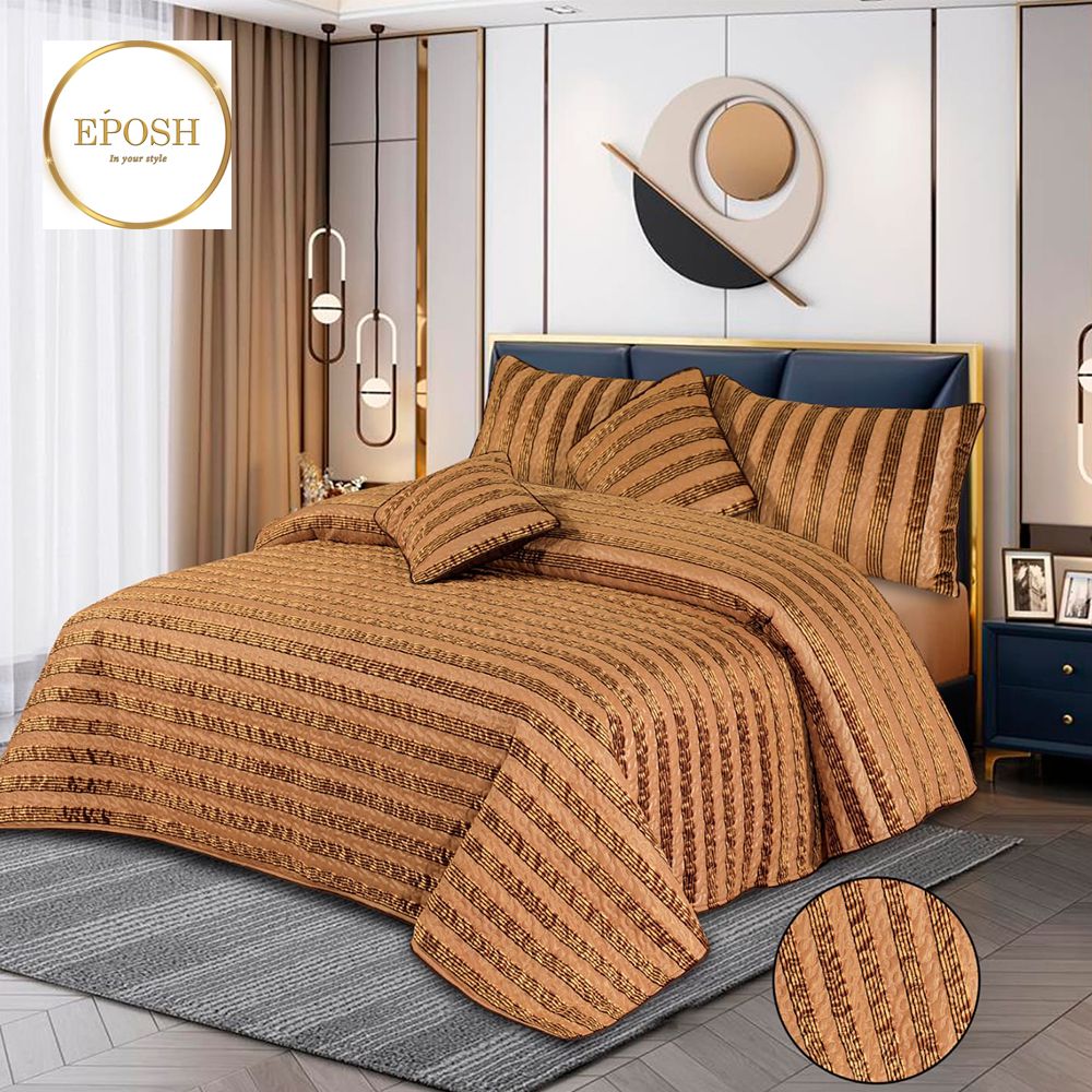 Fancy Quilted bridal Palachi Bed Spread Set 5 Pcs - EP120