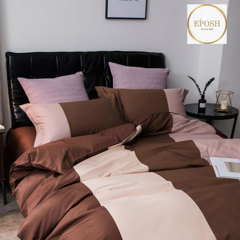 Rainbow Strip Duvet Set-EP-13