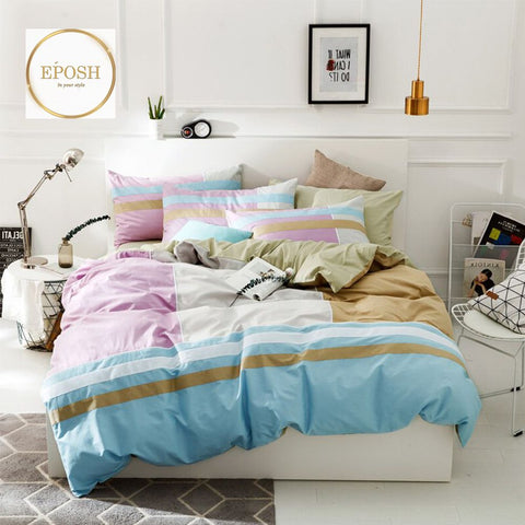 Rainbow Stripes Duvet Set - EPO764