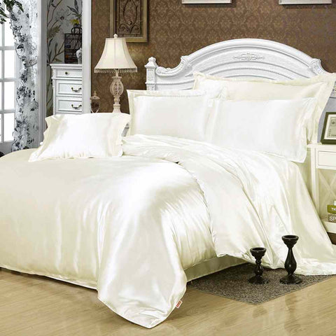 Pure Silk Duvet Set - Ivory