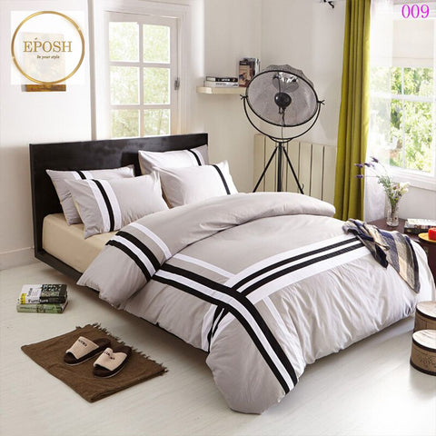 Rainbow Strip Duvet Set-EP-109