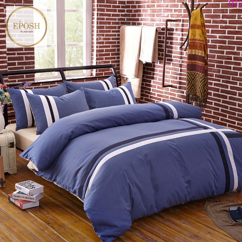 Rainbow Strip Duvet Set-EP-110