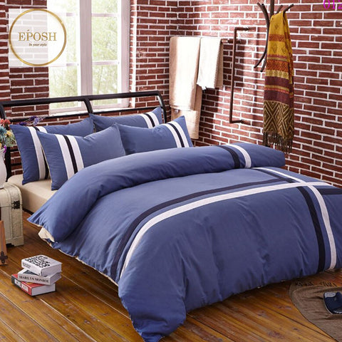 Rainbow Strip Duvet Set-EP-110