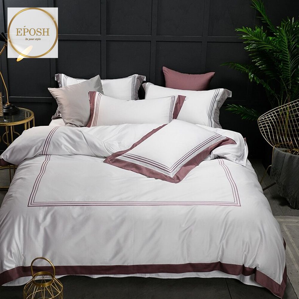 Baratta with Patch (White with magenda Bratta Stitch set)