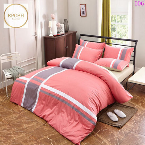 Rainbow Strip Duvet Set-EP-111