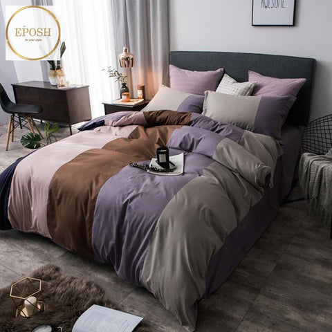 Rainbow Strip Duvet Set-EP-20