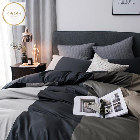 Rainbow Strip Duvet Set-EP-21