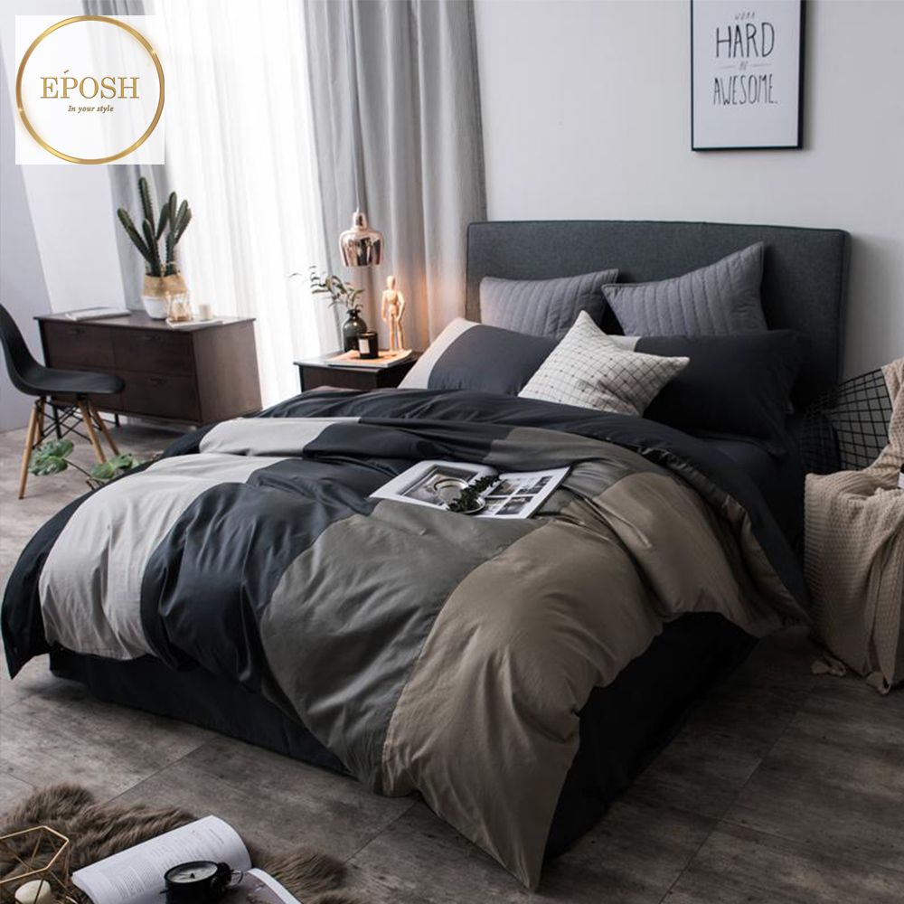 Rainbow Strip Duvet Set-EP-21