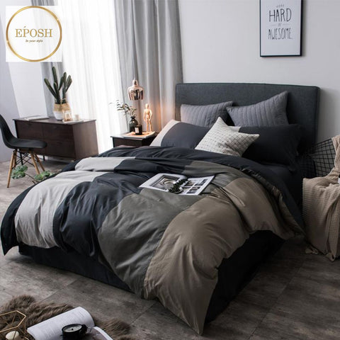 Rainbow Strip Duvet Set-EP-21