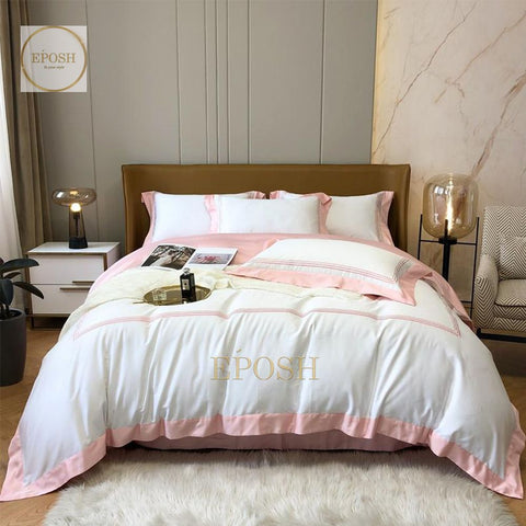 Baratta with Patch (White with pink Bratta Stitch set)