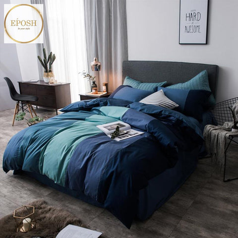 Rainbow Strip Duvet Set-EP-17