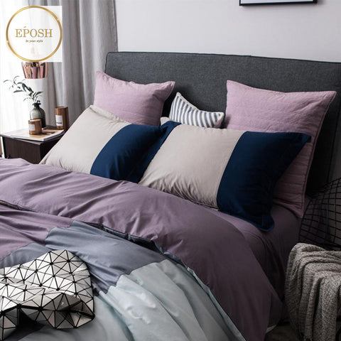 Rainbow Strip Duvet Set-EP-23