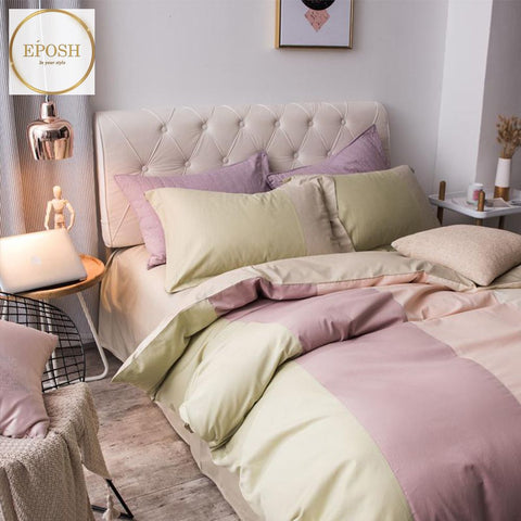 Rainbow Strip Duvet Set-EP-19