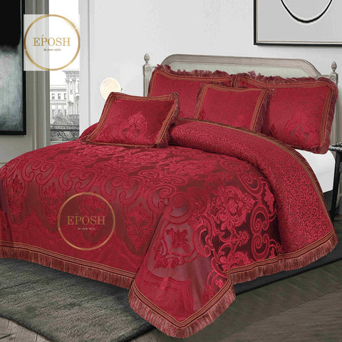Fancy bridal Palachi Bed Sheet Set 5 Pcs - EP111
