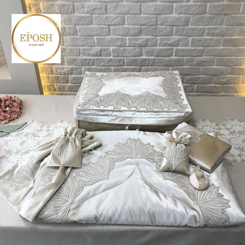 Islamic Prayer Mat set - Beige