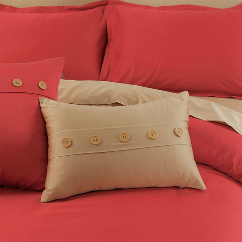Rose Red Embellish Duvet Set