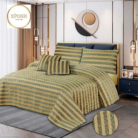 Fancy Quilted bridal Palachi Bed Spread Set 5 Pcs - EP113