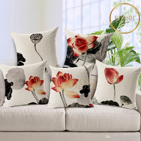 Pack of 5 Printed Cushion Covers-00010