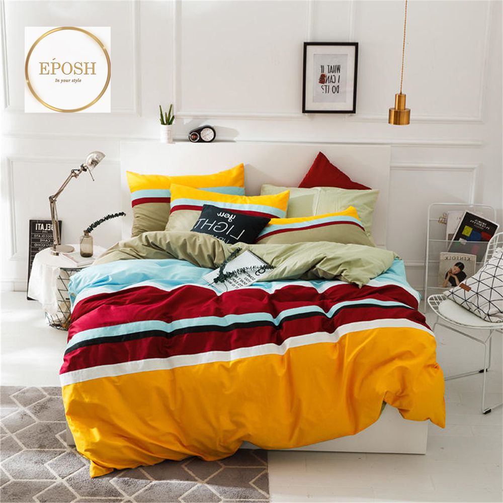 Rainbow Stripes Duvet Set - EPO756