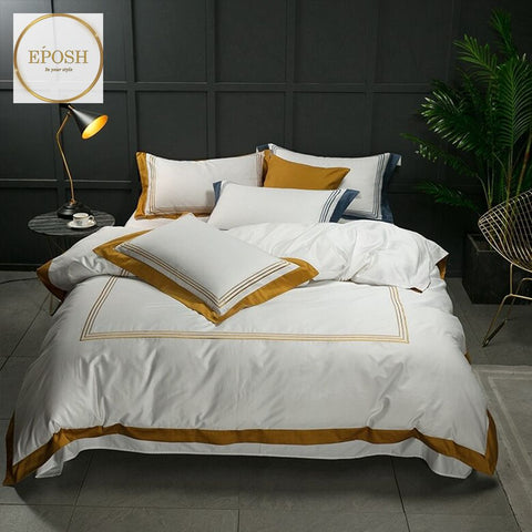 Baratta with Patch (White with mustard Bratta Stitch set)