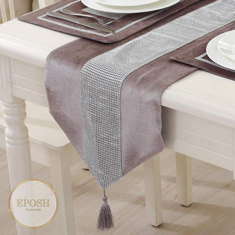 Silk Table Runner Pink