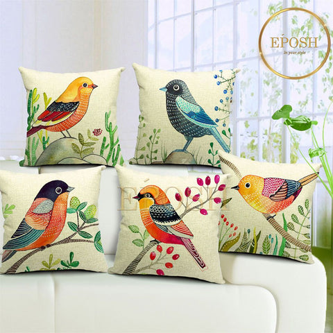Pack of 5 Printed Cushion Covers-00012